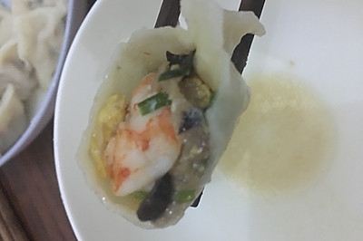 韭菜虾仁水饺