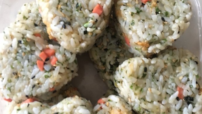春游 秋游 海苔肉松饭团