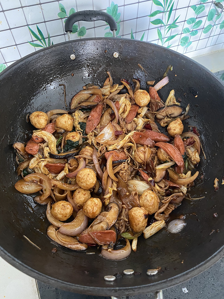 火锅剩菜版麻辣香锅的做法