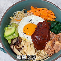 #暖冬酱在手，嗨吃部队锅#韩式拌饭的做法图解11