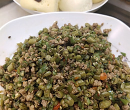 肉沫青椒豇豆的做法