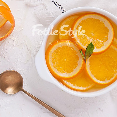 冰糖蒸橙子