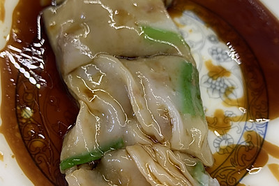 小葱牛肉蒸肠粉