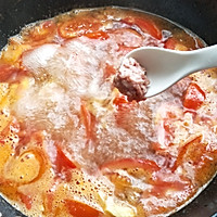 番茄丸子汤的做法图解4