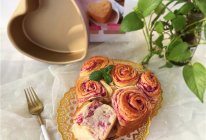 紫薯玫瑰面包的做法