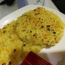 大米香葱饼