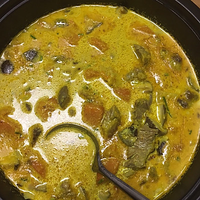 泰国菜---咖喱牛腩南瓜浓汤