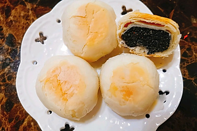 黑芝麻酥饼