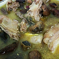 “月子鸡”～红菇米酒鸡汤*天然食材的传统做法*的做法图解8