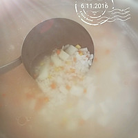 山药红萝卜蔬菜粥的做法图解7
