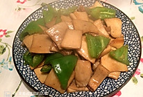 青椒肉片炒杏鲍菇的做法