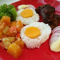 蛋蛋米饭团的做法图解5