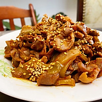 #爱乐甜夏日轻脂甜蜜#快手下酒菜 脆嫩过瘾的榨菜炒鸡胗的做法图解14