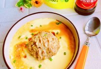 #冬季滋补花样吃法#肉圆蒸鸡蛋的做法