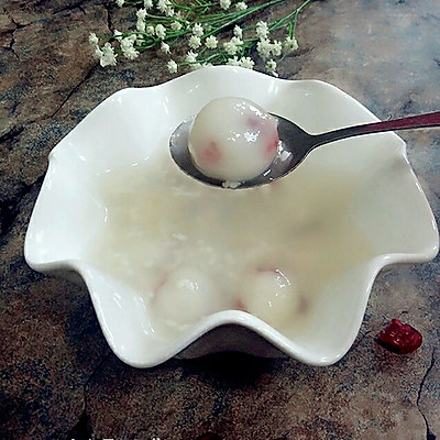 蔓越莓酒酿圆子