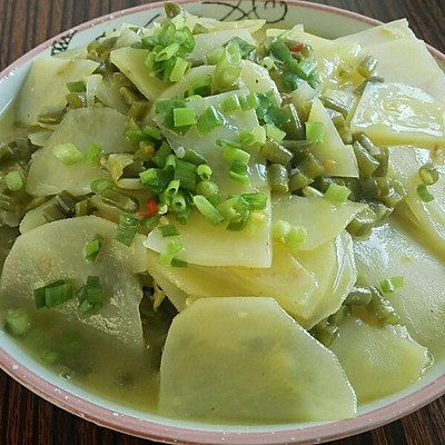 重庆家常泡菜土豆片