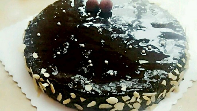 巧克力淋面海绵蛋糕