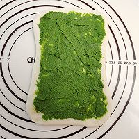 绿色小清新‼️抹茶奶酥手撕包的做法图解18
