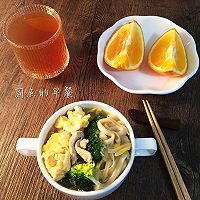 西兰花肉丝鸡蛋面#金龙鱼外婆乡小榨菜籽油#的做法图解7