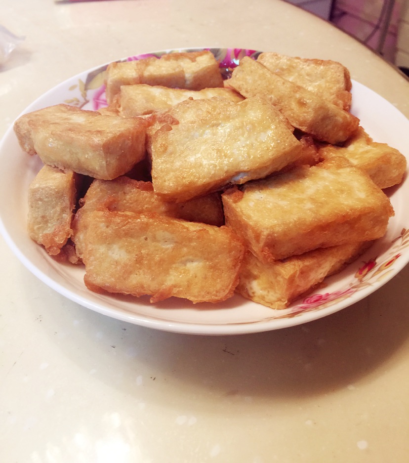 香煎鸡蛋豆腐的做法图解3