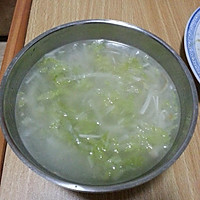 白菜姜汤的做法图解1