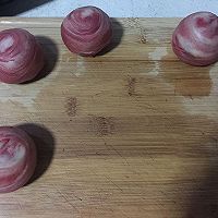 彩色豆沙蛋黄酥的做法图解16