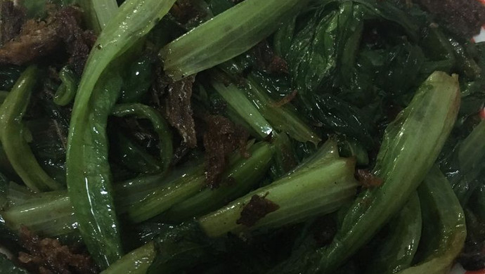豆豉鲮鱼油麦菜