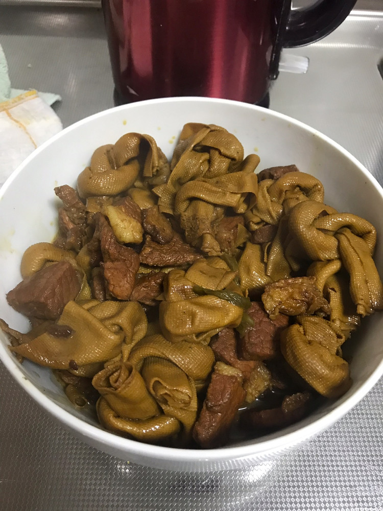 干豆腐卷烧肉的做法