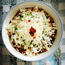 蒜香金针菇鸡肉片