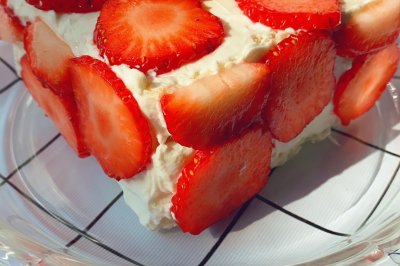 酸奶酪草莓蛋糕