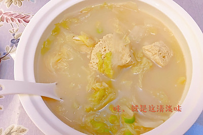 冻豆腐白菜土豆汤