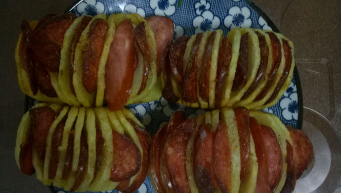 不用烤箱的风琴土豆