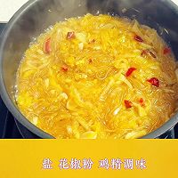 香喷喷下饭菜～酸菜炒粉条的做法图解5