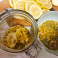 百香果蜂蜜柠檬茶的做法图解5