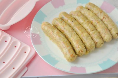 自制胡萝卜肉肠