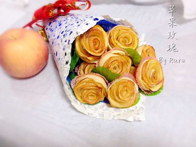 爱上易小焙从＂苹果玫瑰花＂开始的做法图解16
