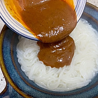 #钟于经典传统味#香辣麻酱拌米粉的做法图解3