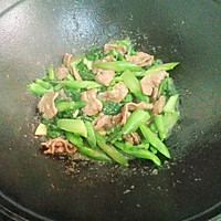 芥兰炒沙茶牛肉的做法图解14