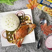 螃蟹咖喱饭#百梦多圆梦季#的做法图解8