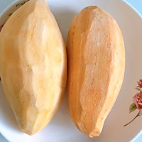 油炸地瓜丸子的做法图解1