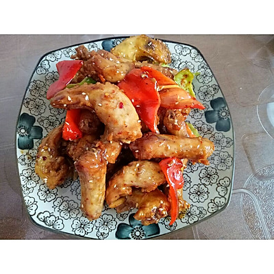 孜然味的甜辣鸡脖