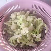 炸腐竹炒花菜的做法图解2