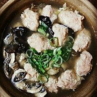 手打虾丸砂锅的做法图解6