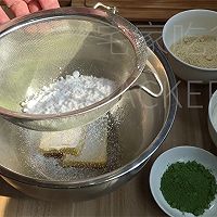 抹茶黄油香酥饼干，一口酥脆，满口抹茶香的做法图解1