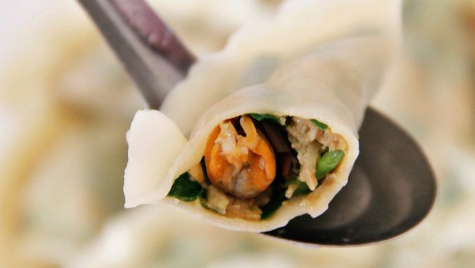 贻贝三鲜饺子