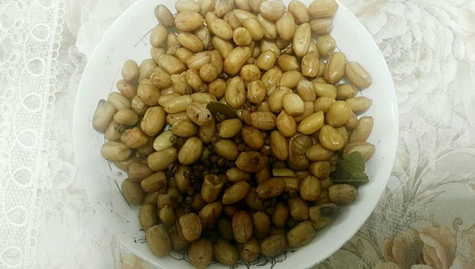 水煮五香花生米