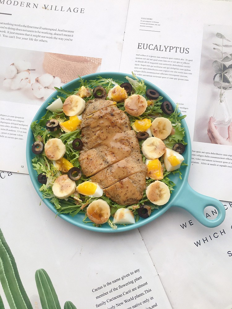 橄榄轻食沙拉的做法