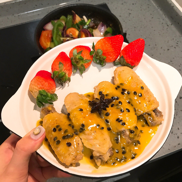 百香果鸡翅的做法
