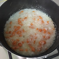 香菇胡萝卜鳕鱼粥的做法图解5