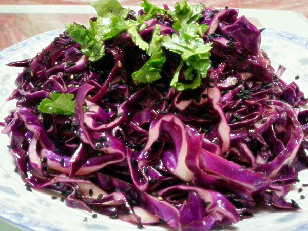 酸辣紫甘蓝（酸甜苹果醋）